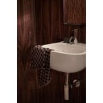 Baina Hand towel Josephine, 40 x 70 cm, tabac - noir, decoration image