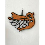 MUM's Orange Birdy wall art, 28 x 25 cm, decoration image