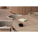 Karimoku Case N-SC01 side chair, lacquered oak - greige Vidar 4 0222, decoration image