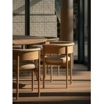 Karimoku Case N-SC01 side chair, lacquered oak - greige Vidar 4 0222, decoration image