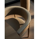Karimoku Case N-SC01 side chair, lacquered oak - greige Vidar 4 0222, decoration image