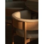 Karimoku Case N-SC01 side chair, lacquered oak - greige Vidar 4 0222, decoration image