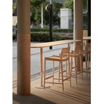 Karimoku Case N-BS01 Barhocker, niedrig 66,5 cm, lackierte Eiche, dekorationsbild
