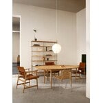 Carl Hansen & Søn BM0121 ruokapöytä, 120 cm, öljytty tammi, sisustuskuva