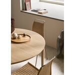 Carl Hansen & Søn Sedia PK1, acciaio inox - filo di carta naturale, immagine decorativa