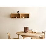 Carl Hansen & Søn BM0121 ruokapöytä, 120 cm, saippuoitu tammi, sisustuskuva