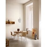 Carl Hansen & Søn BM0121 ruokapöytä, 120 cm, saippuoitu tammi, sisustuskuva