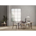 Carl Hansen & Søn Sedia OW58 T-Chair, noce oliato - pelle Sif 90 beige