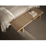 Carl Hansen & Søn BM0489L table bench, long, oiled oak - paper cord