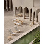 Carl Hansen & Søn Sedia a sdraio BM5568 con cuscino, teak - Heritage Papyrus 18006, immagine decorativa