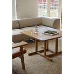 Fredericia BM80 Mogensen sohvapöytä, 90 x 90 cm, öljytty tammi, näkymä 4
