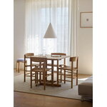 Fredericia BM80 Mogensen shaker pöytä, 90 x 90 cm, vaalea öljytty tammi, näkymä 2