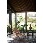 Fredericia The Hunting Chair, soaped oak- natural leather, decoration image