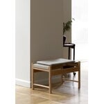 Brdr. Krüger HB stool, oiled oak - Kvadrat canva, decoration image
