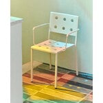 HAY Balcony dining chair with armrest, chalk beige, decoration image