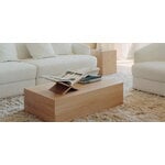 New Works Mass High coffee table with drawer, oak