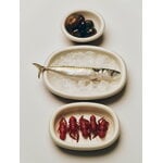 HAY Barro oval dish, S, off-white, decoration image