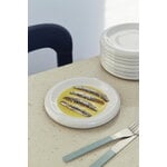 HAY Barro lautanen, 2 kpl, 18 cm, luonnonvalkoinen
