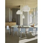 Muuto Visu chair, wood base, light blue, decoration image