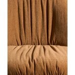 GUBI Beetle Soft dining chair, conic black chrome - walnut - Belsuede 132 brown, decoration image