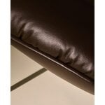 GUBI Fauteuil Beetle Soft, conique noir mat - Cuir Smooth Coffee, image décorative