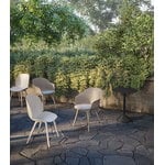 GUBI Beetle Outdoor dining chair, alabaster white