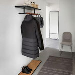 Asplund Belle coat rack 90 cm, charcoal grey