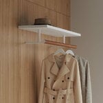 Asplund Belle coat rack 90 cm, white