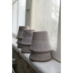 Bergs Potter Københavner Blumentopf mit Untersetzer, rohgrau, dekorationsbild