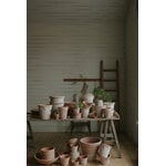 Bergs Potter Simona Blumentopf mit Untersetzer, Raw Rosa, dekorationsbild