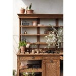 Bergs Potter Atlas Blumentopf mit Untersetzer, Raw Rosa, dekorationsbild
