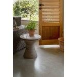 Bergs Potter Atlas Blumentopf mit Untersetzer, Raw Rosa, dekorationsbild