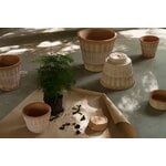 Bergs Potter Atlas Blumentopf mit Untersetzer, Raw Rosa, dekorationsbild