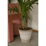 Bergs Potter Atlas Blumentopf mit Untersetzer, rohgrau, dekorationsbild