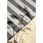 Woodnotes Big Stripe In-Out rug, melange grey - light sand