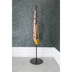 Maze Bill coat stand, black - walnut stained ash