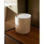 Alessi Birillo bathroom waste bin, white, decoration image