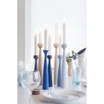 applicata Lily candleholder, sky blue