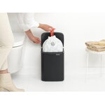 Brabantia Bo Waste Bin, 7 L, matt black, decoration image