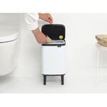 Brabantia Bo Waste Bin Hi, 4 L, white