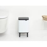 Brabantia Cestino Bo Waste Bin Hi, 4 L, bianco