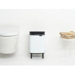 Brabantia Cestino Bo Waste Bin Hi, 7 L, bianco