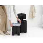 Brabantia Bo Pedal Bin, 12 L, matt black, decoration image