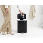 Brabantia Bo Pedal Bin, 12 L, matt black, decoration image