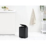 Brabantia Bo Pedal Bin, 12 L, matt black, decoration image