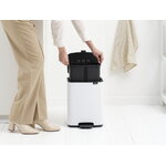Brabantia Bo Pedal Bin, 12 L, white, decoration image
