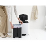 Brabantia Bo Pedal Bin, 12 L, white, decoration image