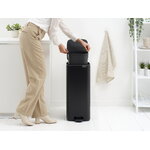 Brabantia Bo Pedal Bin 30 L, negro mate, imagen de decoración