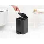 Brabantia Bo Pedal Bin, 4 L, matt black, decoration image