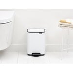 Brabantia Bo Pedal Bin 4 L, blanco, imagen de decoración